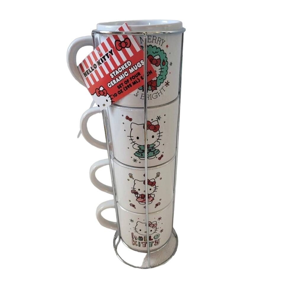 Hello Kitty‎ Christmas Stackable Mugs - Picture 3 of 4